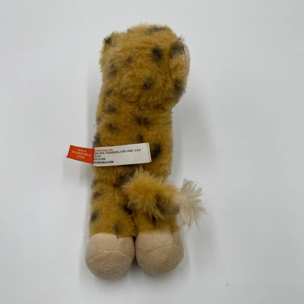 Wild Republic Huggers Cheetah Plush Slap Wrist‎ Bracelet Toy Spotted Leopard
